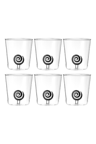 6 vasos de vidrio de borosilicato Candies - 30 cl