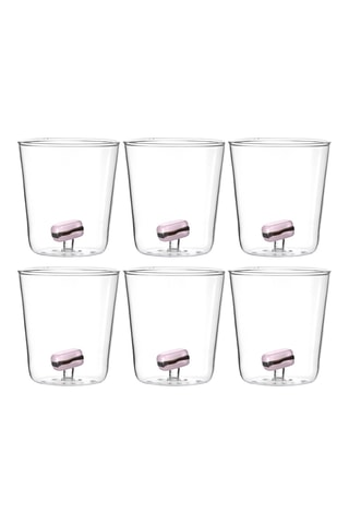 6 vasos de vidrio de borosilicato Candies - 30 cl