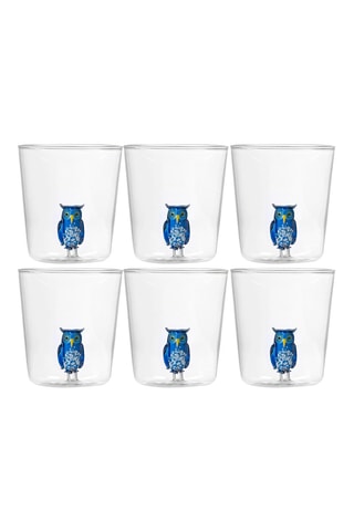 6 vasos de vidrio de borosilicato - 30 cl
