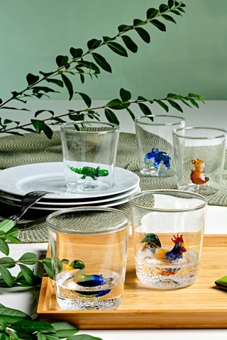 6 vasos de vidrio de borosilicato - 30 cl