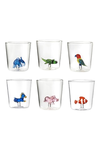 6 vasos de vidrio de borosilicato Savan Family - 30 cl