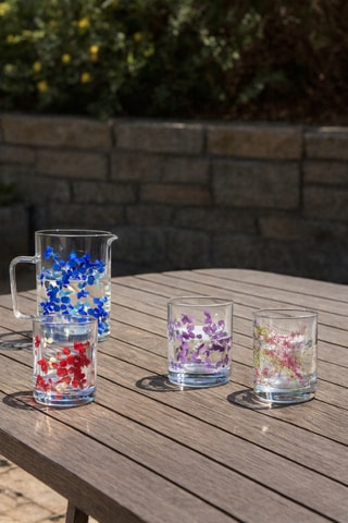6 vasos de vidrio de borosilicato Flovers - 35 cl
