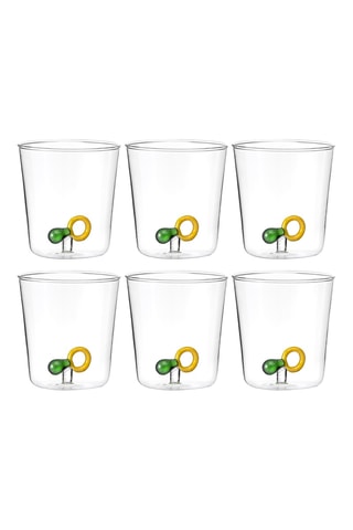 6 vasos de vidrio de borosilicato Candies - 30 cl