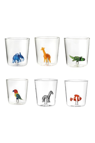 6 vasos de vidrio de borosilicato Savan Family - 30 cl