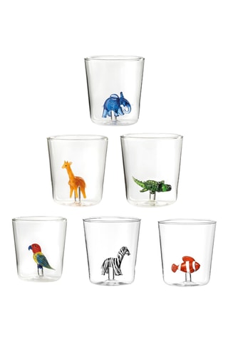 6 vasos de vidrio de borosilicato Savan Family - 30 cl