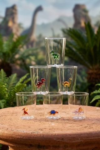 6 vasos de vidrio de borosilicato Dinos - 30 cl