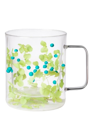 6 tazas de vidrio de borosilicato Flovers - 40 cl