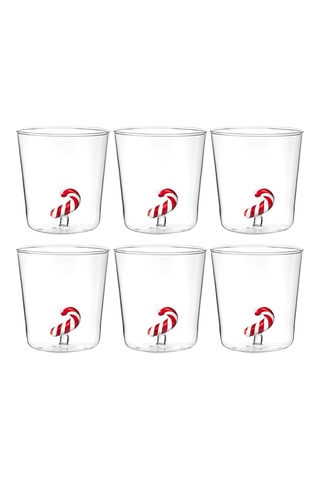6 vasos de vidrio de borosilicato Candies - 30 cl