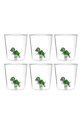 6 vasos de vidrio de borosilicato Dinos - 30 cl