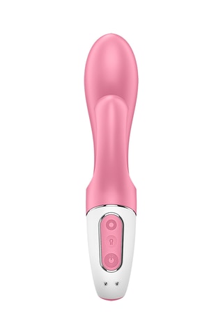Vibratore Rabbit Satisfyer Air Pump Bunny 2 - Rosa e bianco - 10 cm