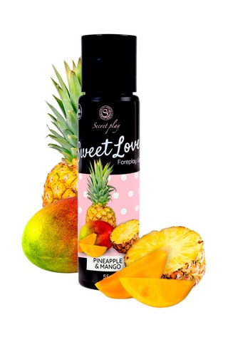 2-in-1 Massagegel en Glijmiddel Ananas en Mango - 55 g