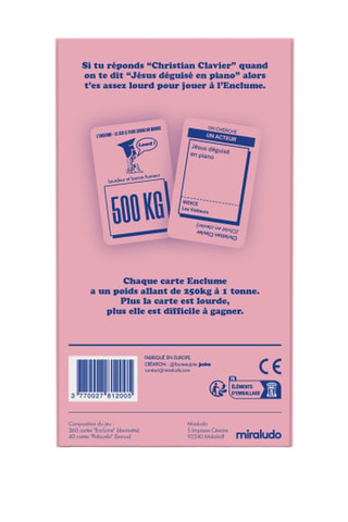 L'Enclume, Le Jeu Le Plus Lourd du Monde - Dès  12 ans