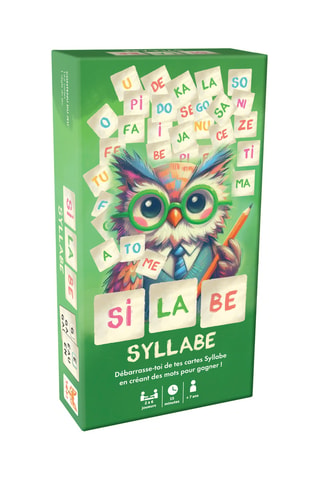 Jeu Syllabes - Dès 7 ans