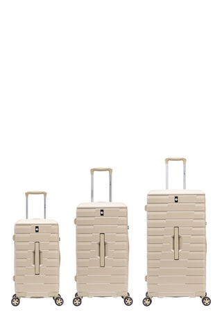 Set de 3 valises Fusion (M/L/XL) - 61/71/81 cm - Beige