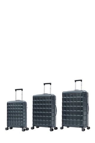 Set de 3 valises Vision (S/M/L) - 55/65/75 cm - Bleu