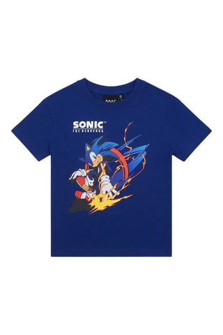 T-shirt Sonic - Bleu marine