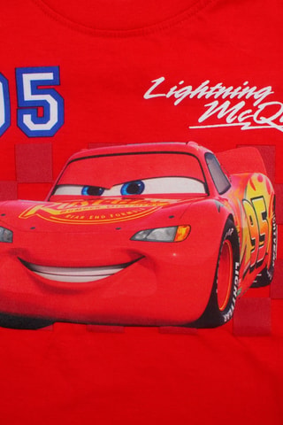 T-shirt Flash McQueen Cars Disney Pixar - Rouge