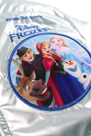 Doudoune à capuche La Reine des Neiges Disney  - Bleu