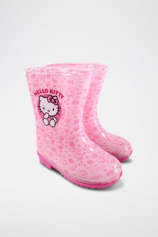 Bottes de pluie Hello Kitty Sanrio  - Rose