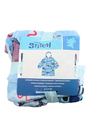 Poncho à capuche Lilo & Stitch Disney - Bleu