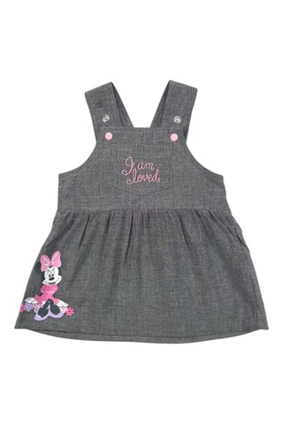 T-shirt et robe salopette Minnie Disney  - Rose