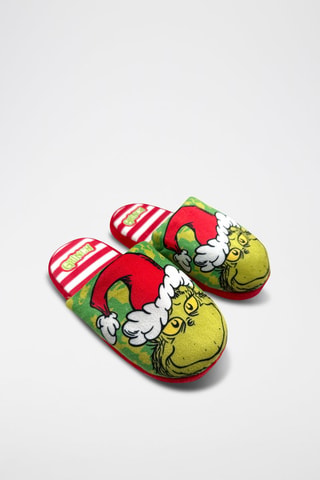 Pantoufles Le Grinch  - Blanc, rouge et vert