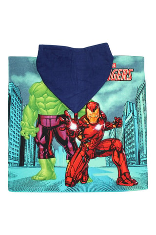 Poncho Avengers Marvel  - Bleu et vert