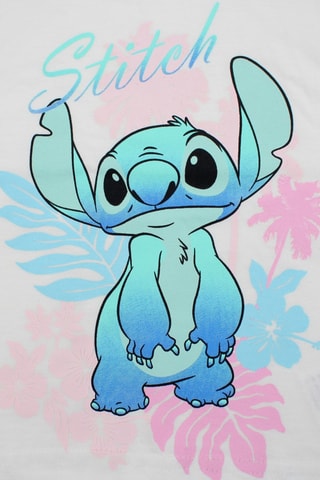 T-shirt Stitch Lilo & Stitch Disney - Blanc
