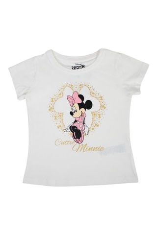 T-shirt Minnie Disney  - Blanc