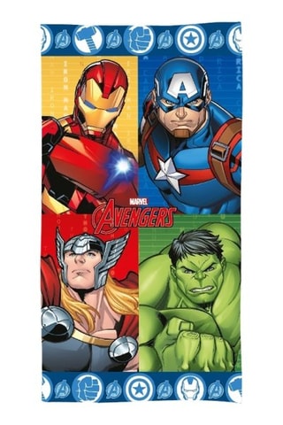 Serviette Avengers Marvel  - Bleu