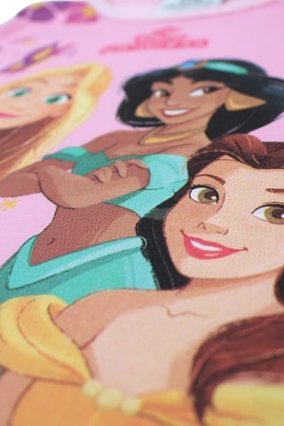 T-shirt Princesses Disney - Rose - Jaune, marron et violet