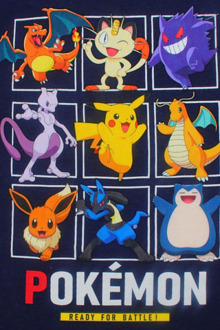 T-shirt Pokémon - Bleu marine