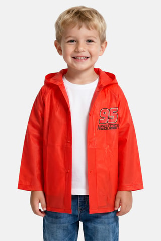 Imperméable à capuche Cars Disney - Rouge