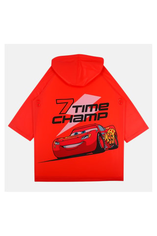 Imperméable à capuche Cars Disney - Rouge