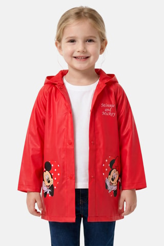 Imperméable à capuche Minnie Disney - Rouge