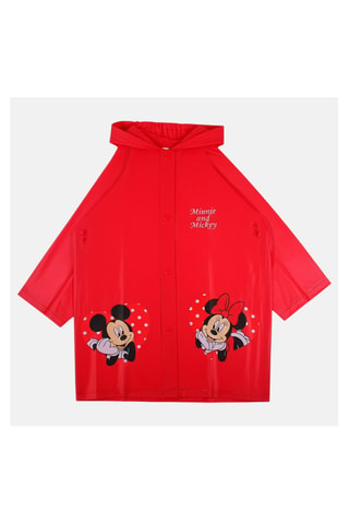 Imperméable à capuche Minnie Disney - Rouge