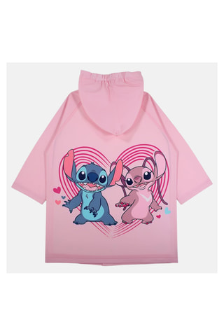 Imperméable à capuche Lilo et Stitch Disney - Rose
