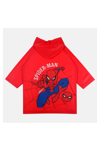 Imperméable à capuche Spider-Man Avengers Marvel - Rouge