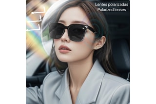 Occhiali da vista polarizzati connessi - Unisex - Categoria 4 - Nero