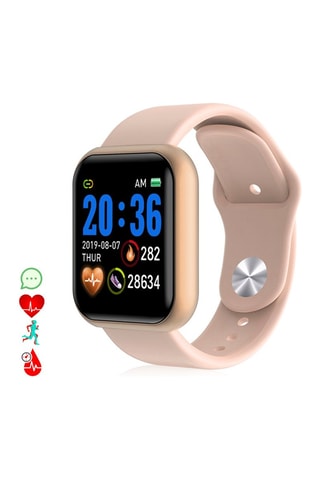 Smartband AK-Y68 - Rosa e nero