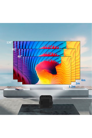 Mini proiettore LCD Wi-Fi 6 HY320 - Nero 