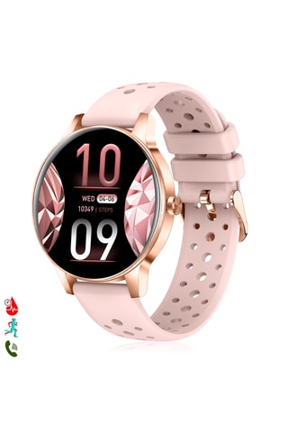 Smartwatch intelligente QS80 - Rosa e dorato rosa