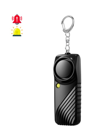 Allarme personale SOS con LED - Nero