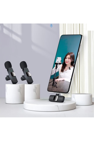 Microfono lavalier wireless - 3-4 h di autonomia