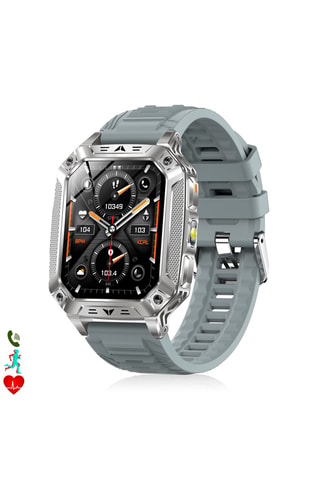 Smartwatch intelligente QS86 - Grigio e Argentato
