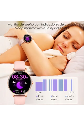 Smartwatch intelligente QS80  - Nero
