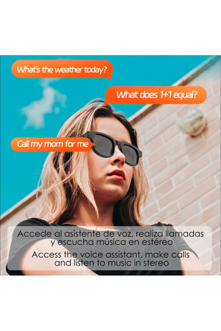 Smart glasses unisex - Nero