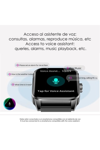 Smartwatch Qx15 - Nero