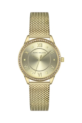 Montre à quartz en métal - Doré
