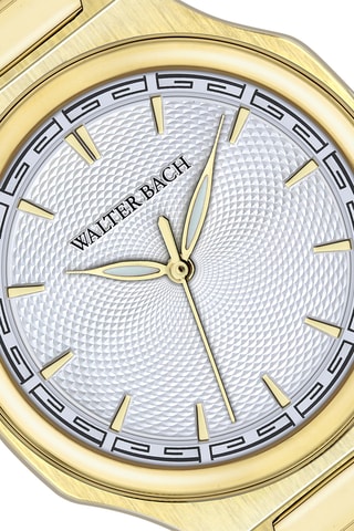 Montre à quartz en acier - Doré et argenté